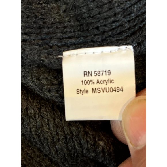 NWT Notations Womens Tunic Sweater Dress Cap Sleeve Round Neck Gray Size Medium - Picture 10 of 11